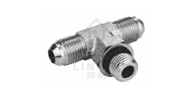 美制JIC外螺紋74°外錐/SAE外螺紋帶
O形圈輕系列ISO 11926-3分支三通